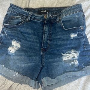 aeropostale jean shorts, havent been worn a lot.